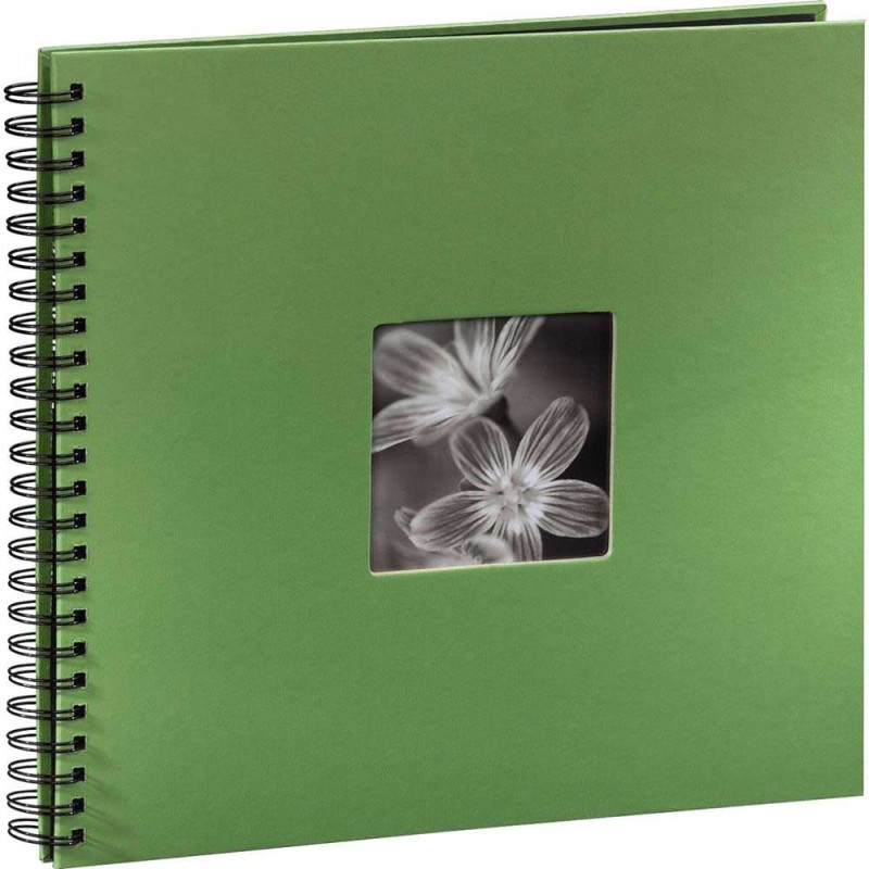 Photo Album Hama Fine Art, Spiral, green, 36x32 cm, 50 black pages, 94870 Hama D-578851
