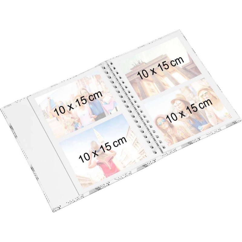 Photo Album Hama Graphic Spiral, dots, 7244, 19x24,5cm, 40 white pages Hama Photo Album Hama Graphic Spiral, dots, 7244, 19x24,5cm, 40 white pages Hama D-690965