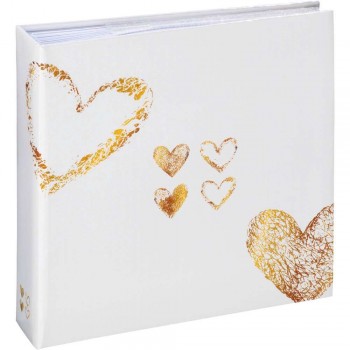 Photo album Hama Lazise Memo, gold, 10x15 cm, 200 photos, Slip-In, 2364