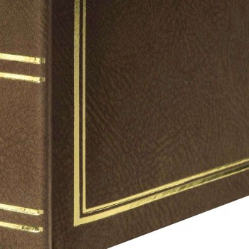 Foto album za slike Hama London, rjav, 14,5x19,5cm, za velikost fotografij 13x18 cm, za 100 fotografij, 7175