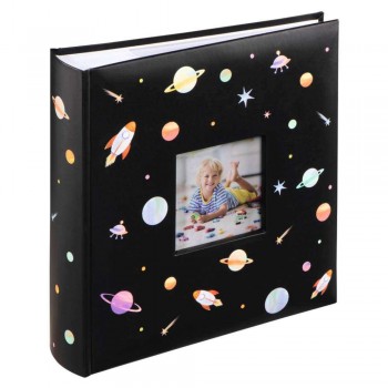 Foto album za slike Hama Spacy, črn, 10x15cm, za 200 fotografij, 7137