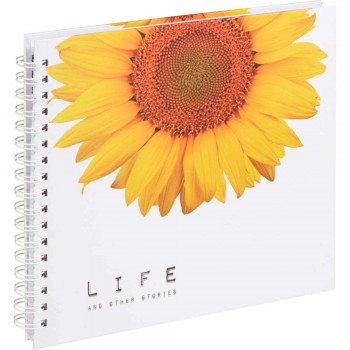 Photo Album Hama Stories Spiral, yellow, 28x24cm, 50 white pages, 3823