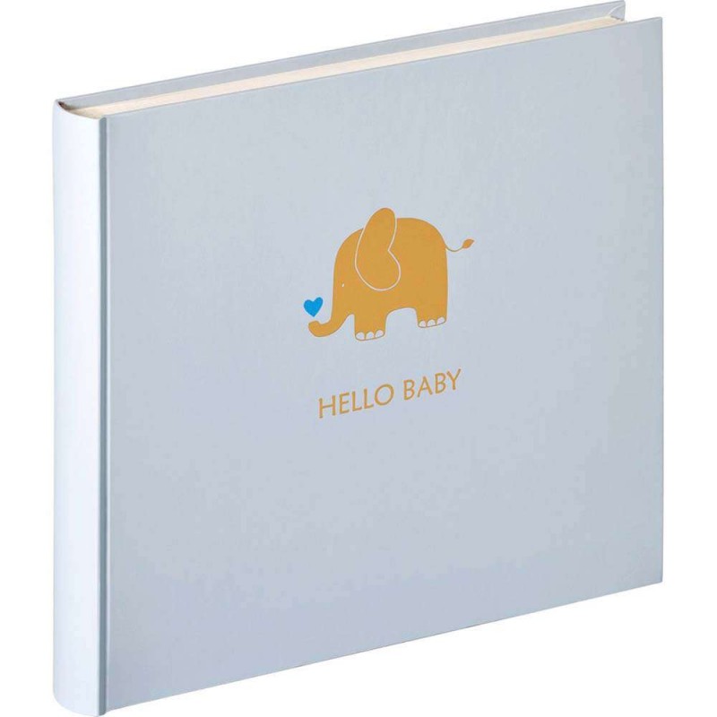 Foto album za slike Walther Baby Animal Elephant, modra, 25x28cm, 50 belih strani, UK148L Walther D-276495