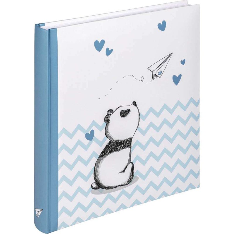 Photo album for pictures Walther Baby Little Panda, blue, 28x30,5cm 50 white pages, UK281L Walther D-619404