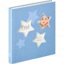 Photo album for pictures Walther Estrella, blue, 28x30,5cm, 50 white pages, Babyalbum UK133L