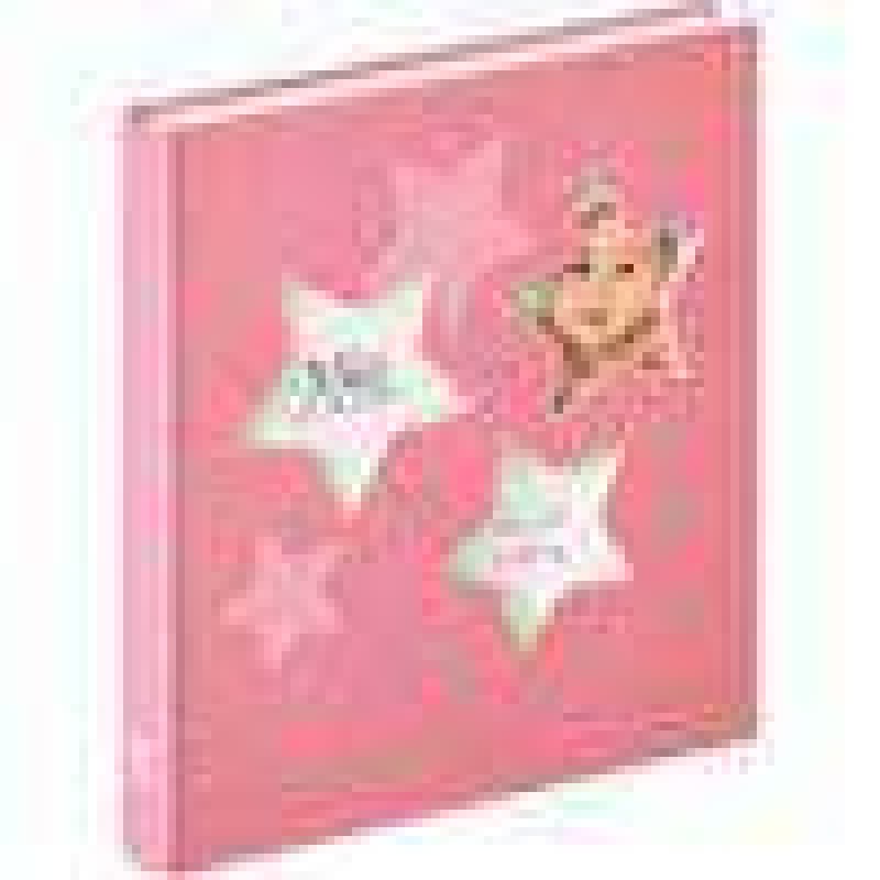 Photo album for pictures Walther Estrella, pink, 28x30,5cm, 50 white pages, Babyalbum UK133R Walther D-276488