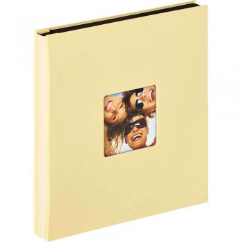 Photo Album Walther Fun cream, 10x15cm, 400 Photos, Slip-In, pocket album, EA110H
