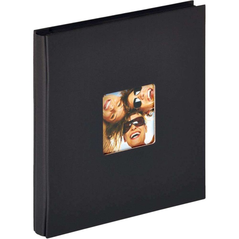 Foto album za slike Walther Fun, črn, 31x33cm, za 400 fotografij 10x15cm, Slip-In, Pocket Album, EA110B Walther D-322121