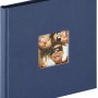 Photo Album Walther Fun, blue, 18x18cm, 30 black pages, bookbound, FA199L
