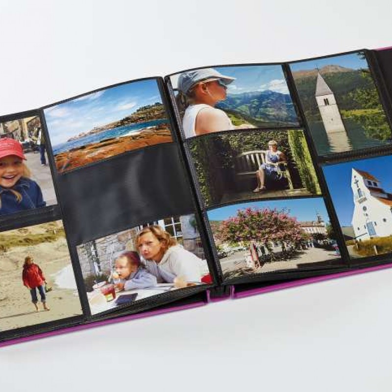 Photo Album Walther Fun ocean blue, 10x15cm, 400 Photos, Slip-In, pocket album, EA110U Walther D-566533