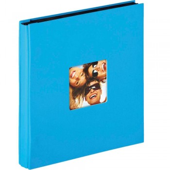 Photo Album Walther Fun ocean blue, 10x15cm, 400 Photos, Slip-In, pocket album, EA110U