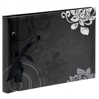 Photo Album Walther Grindy, black, 23,5x16cm, 40 black pages buch, FA200B