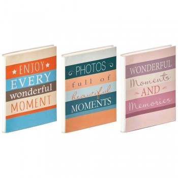 Photo Album Walther MOMENTS Mini 13x18, 40 Phot. color. sort. MA338