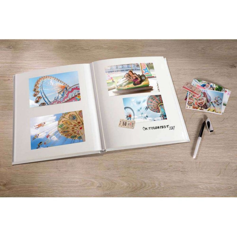 Photo album Walther Monza blue 33x34 100 pages self-adhesive SK127L Walther D-842501