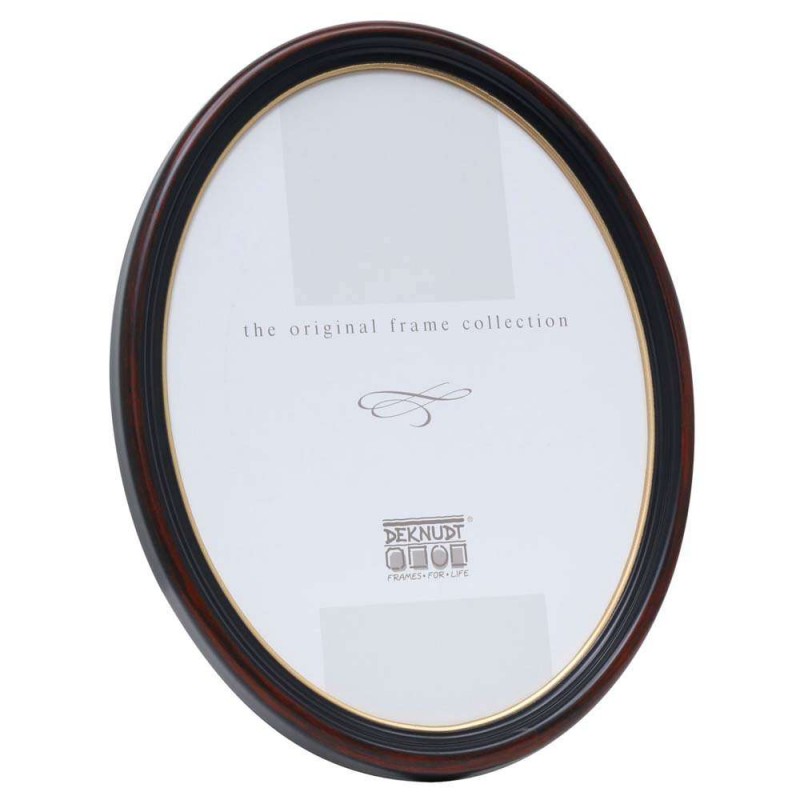 Photo frame Deknudt, 13x18cm, Resin black-brown, Oval Frame, S100F9 Deknudt D-643155