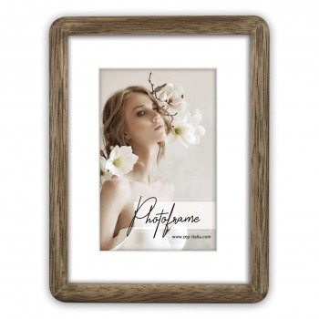 Photo frame ZEP Gressan, 10x15 / 15x20cm, Wooden Frame Passepartout, BC68P Photo frame ZEP Gressan, 10x15 / 15x20cm, Wooden Frame Passepartout, BC68P