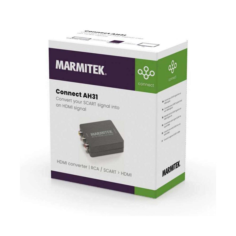 Marmitek HDMI Converter RCA SCART Connect AH31 Marmitek D-551896