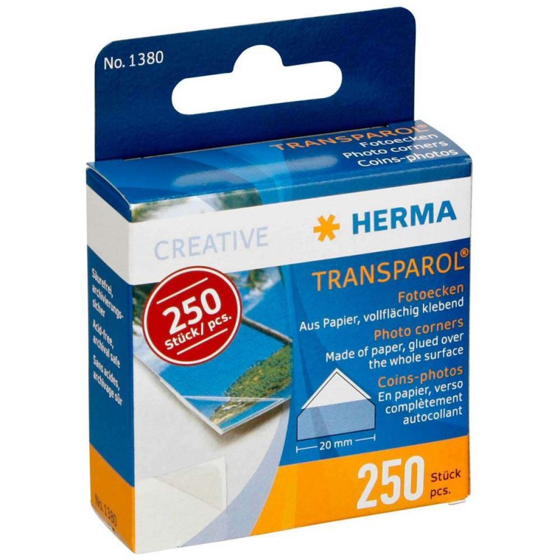 Herma foto nalepke (vogali) 250 kom 1380 Herma D-103655