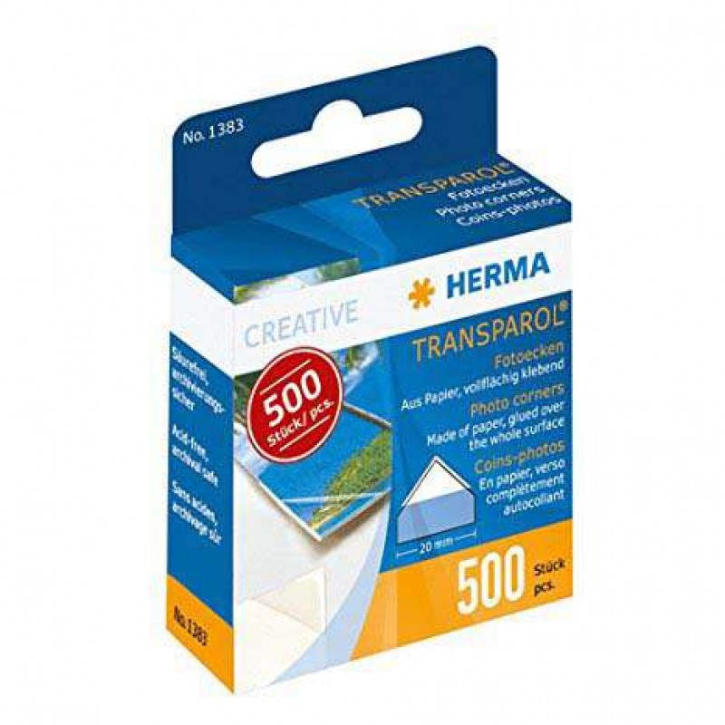 Herma foto nalepke (vogali) 500 pcs 1383 Herma D-103663