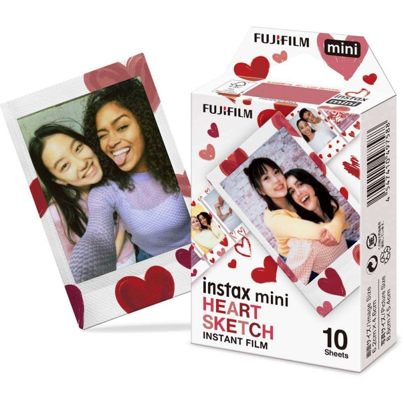 Fujifilm instax mini Film Heart frame - 10 sheets FujiFilm D-781762