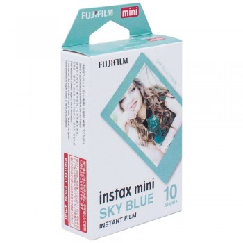 Instant film Fujifilm instax mini z modrim okvirjem - 10 listov Instant film Fujifilm instax mini z modrim okvirjem - 10 listov