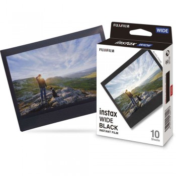 Instant film Fujifilm INSTAX širok, črni okvir - 10 listov Instant film Fujifilm INSTAX širok, črni okvir - 10 listov