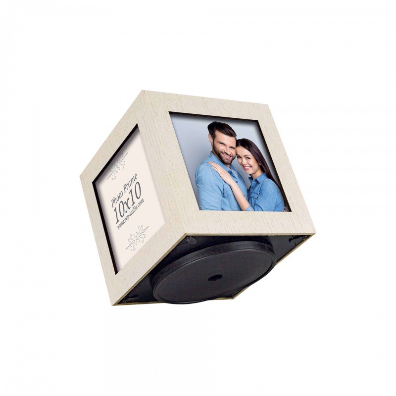 Lesena kocka za fotografije ZEP Norman, vrtljiva, 4x10x10cm, GLG10 (D-455891)