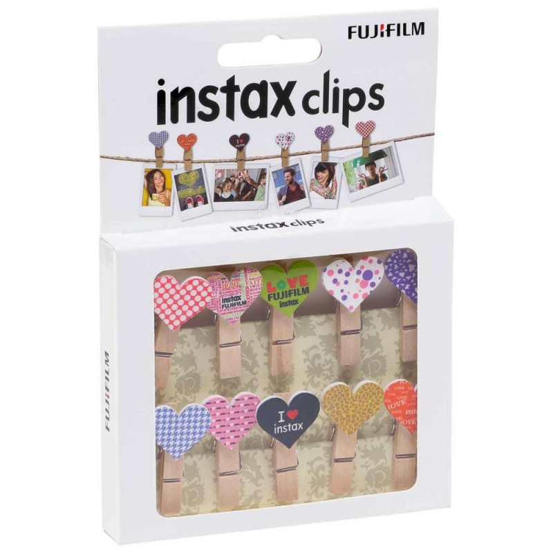 Lesene prijemalke z magnetom Fujifilm Instax Design Hearts, 10 prijemalk FujiFilm D-189261