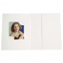 1x100 Daiber Passport photograph folders for 3 sizes , white