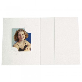 1x100 Daiber Passport photograph folders for 3 sizes , white