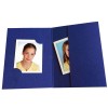 Mapa, etui, zgibanka, album za foto dokumente, modra,  3 velikosti, paket 100 kom Daiber D-489018