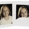 Mapa, zgibanka, album Daiber Portrait s passepartout 13x18 cm, bela