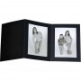 1x125 Daiber 13x18 Endless Passepartouts, black deckle edged paper