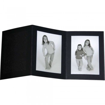 1x125 Daiber 13x18 Endless Passepartouts, black deckle edged paper