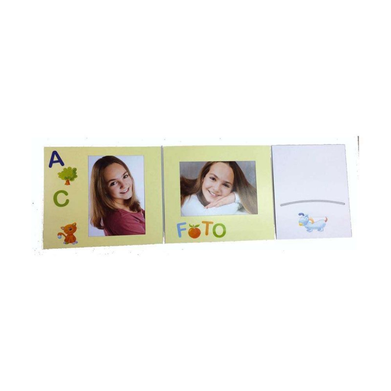 Folder, leaflet, childrens album ABC, for 2 photos 13x18 cm (space for additional photos) Daiber D-150297-1