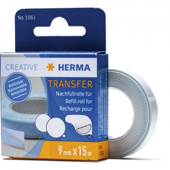 Herma double-sided adhesive for adhesive refill, removable, 15m, 1061