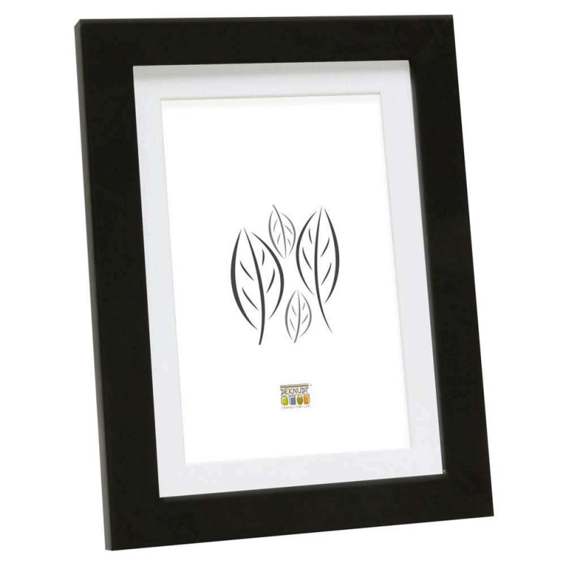 Photo frame Deknudt, 15x20, Wood, black with Passepartout S66KF2 P1 Deknudt D-565406