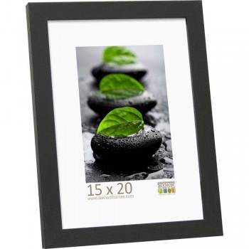 Photo frame Deknudt, 15x20, wood, black S44CF2