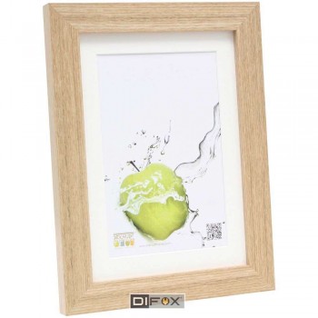 Photo frame Deknudt, 20x30cm, Wood oak with Passepartout, S66KH1 P1