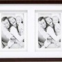 Photo frame Deknudt, 2x13x18cm, Wood Gallery, brown, Passepartout, S65KQ2
