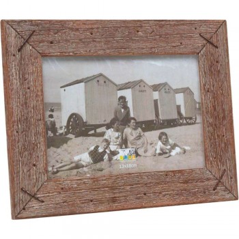 Photo frame Deknudt Driftwood, 13x18cm, grey, S67TV1