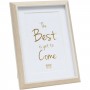 Photo frame Deknudt Resin, 18x24cm, nature/white, plastic with Passepartout, S46WG3 P1