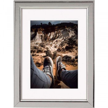 Photo frame Hama Bella, 13x18cm, silver, Wooden Frame, 31674