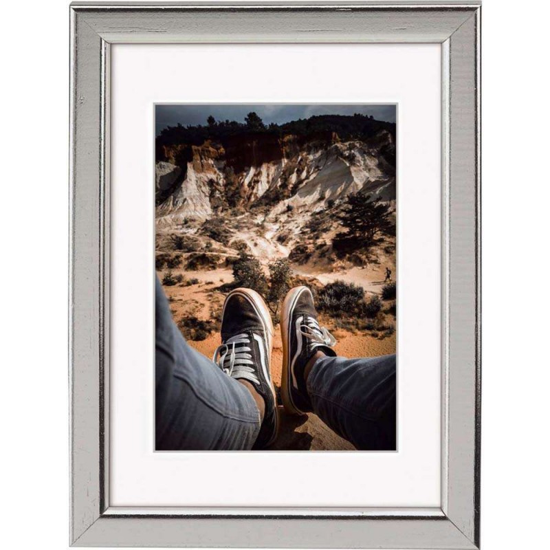 Photo frame Hama Bella, 13x18cm, silver, Wooden Frame, 31674 Hama D-517034