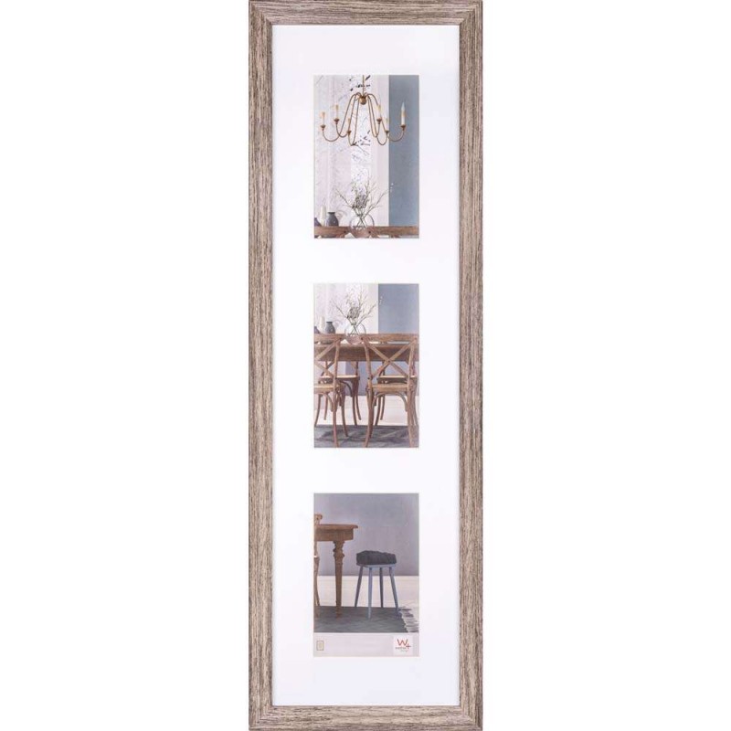 Photo frame Walther Fiorito, 3x10x15cm, walnut, Wood incl. Passepartout, EF315VN Walther D-619845