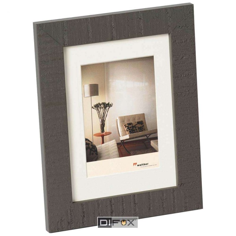Okvir za fotografije Walther Home, 10x15cm, siv, lesen, HO015D (D-733068)
