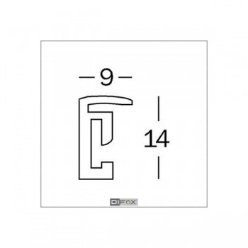 Okvir za fotografije Walther New Lifestyle, 10x15cm, črn, Resin, KV015B