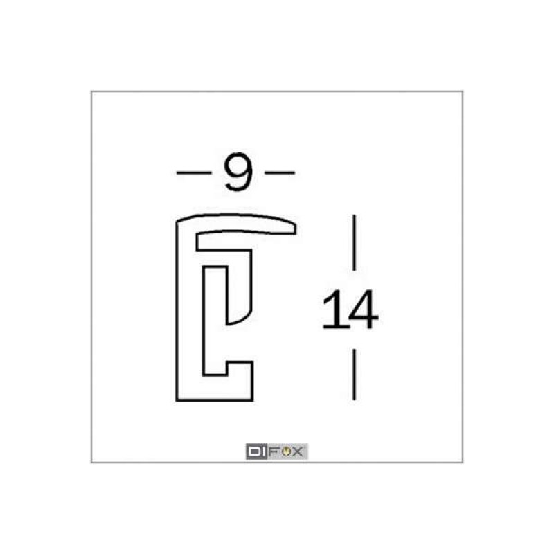 Okvir za fotografije Walther New Lifestyle, 10x15cm, črn, Resin, KV015B (D-499422)