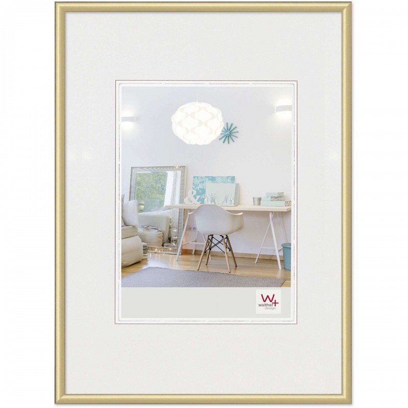 Photo frame Walther New Lifestyle, 13x18cm, gold, Resin, KV318G Walther D-499513