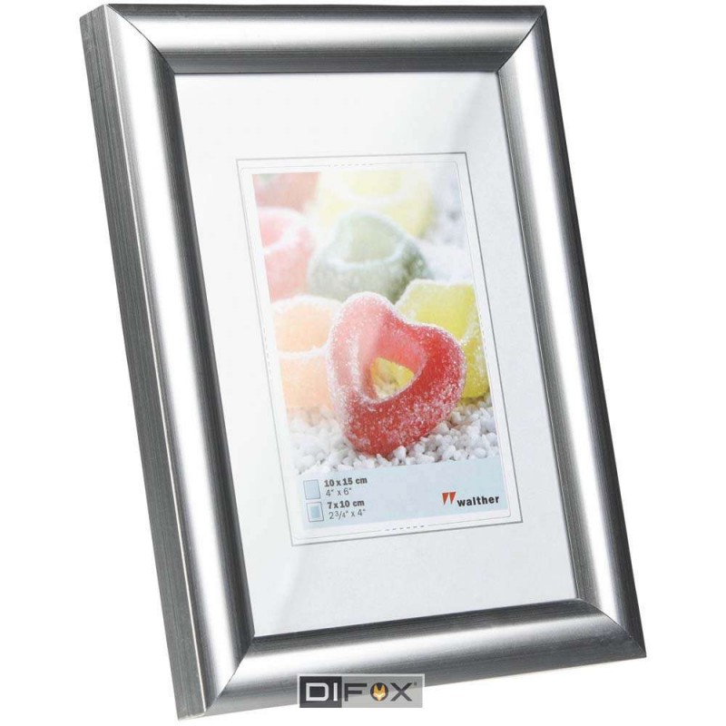 Photo frame Walther Trendstyle, 10x15cm, silver, Resin, KP015S Walther D-887836